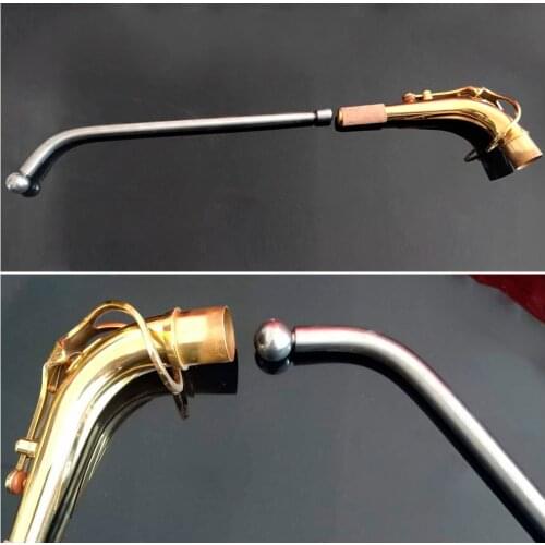 Saxophone Repair Tool Kit with 8pcs Round Balls Sheet Metal Barrel Ball and Long Rod for Alto/Tenor Saxophone Wind Instrument