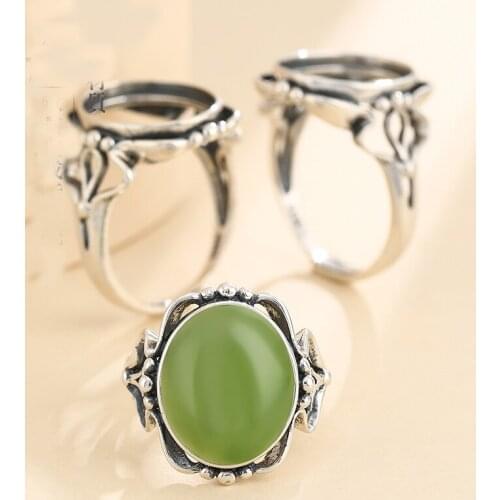 925 STERLING SILVER MEN Women Semi Mount Bases Blanks base blank Pad ring Setting jewelry findings diy A5956