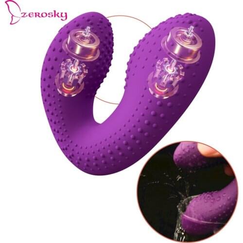 U Type Vibrator Clit G spot Remote Control Vibrator Women G Spot Clitoris Stimulator Dildo Sex Orgasm Toy