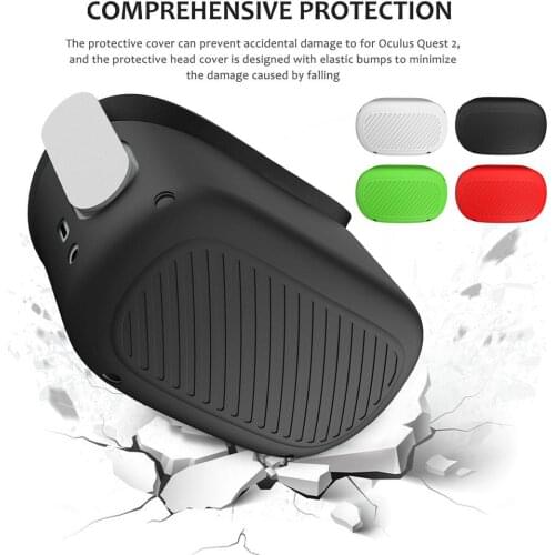 Protective Case Cover Headset Shockproof Anti-Scratch For Orzero Silicone Protective Headset Cover Compatible For Quest 2
