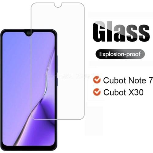 2-1Pcs Glass For Cubot X30 Screen Protector Tempered Glass For Cubot Note7 Note 9 Glass Cover Phone Film on X 30 Cubot Pelicula