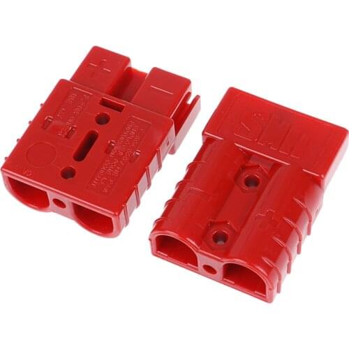 2pcs/Pair Disconnect Power Wire Cable Connector Plug 600V 50A Car Battery Quick Connect