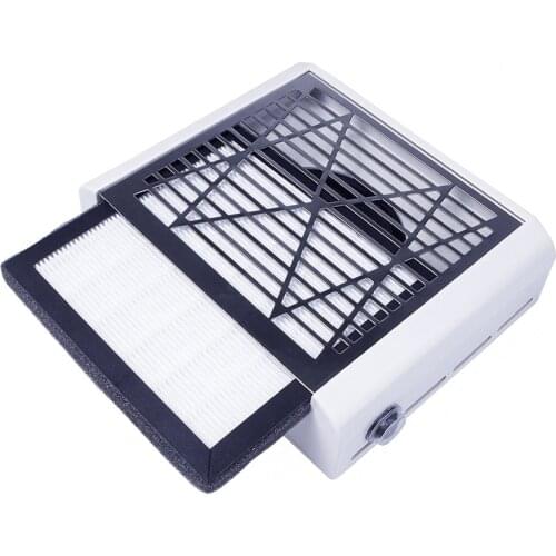 40W Nail Dust Collector Filter Manicure Machine 858-13 Original Accessories Sn Plate Suction Nail Vacuum Cleaner 1Pcs