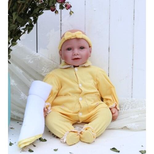 Antique Rubber Reborn Baby Doll Simulation Baby Early Childhood Tutor Simulation Model Gift Collection