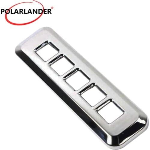 Car Accessories For 2014 2015 2016 2017 Ford F150 Door Lock Password Button Cover Pillar Post Keypad Trim Carbon Fiber Grain 1PC