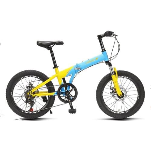 FoldableMountain bike childrens mens variable speed lightweight bicycle for students and teenagers