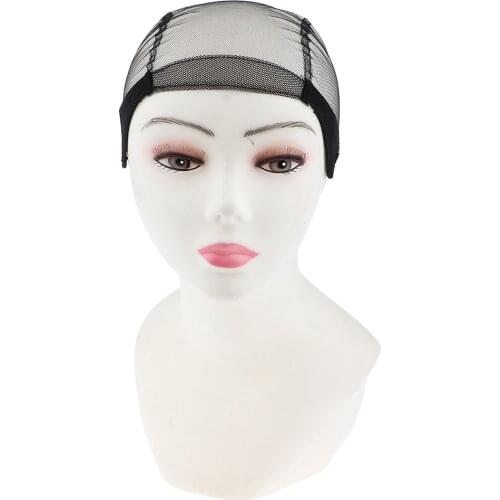 Breathable Lace Front Wig s for Making Wigs with Adjustable Straps One Size Black