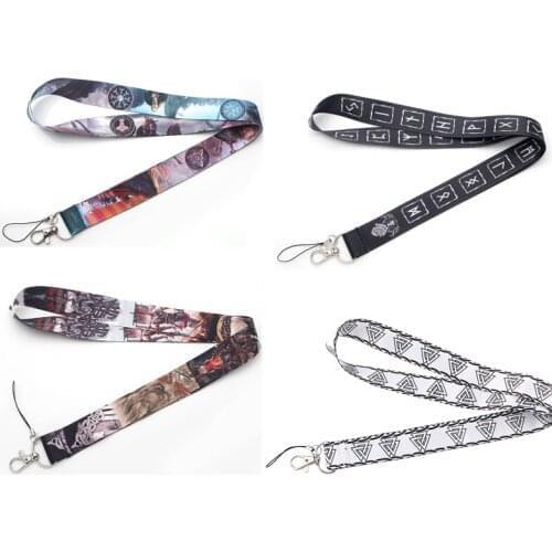 E3161 Vintage Symbol Style Multi-function Detachable mobile phone lanyard Key Card Straps Badge Holder DIY Cord Hanging Rope