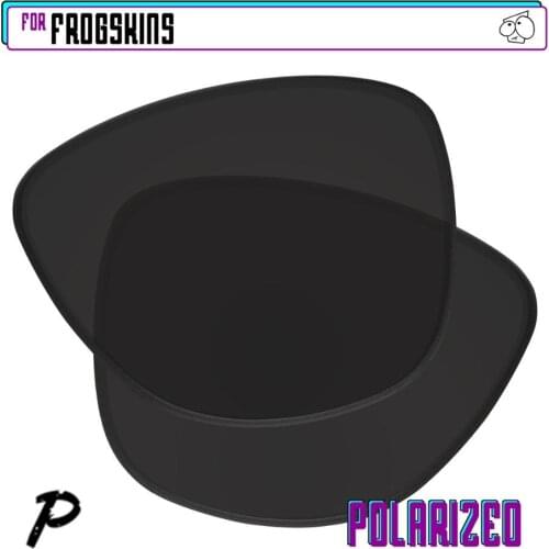EZReplace Polarized Replacement Lenses for - Oakley Frogskins Sunglasses - Black P