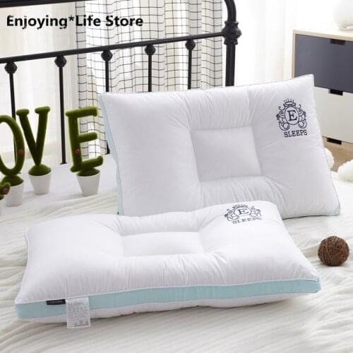 New High-grade Cotton Pillow Neck Pillow Health Pillow Feather Velvet Pillow Core Bed