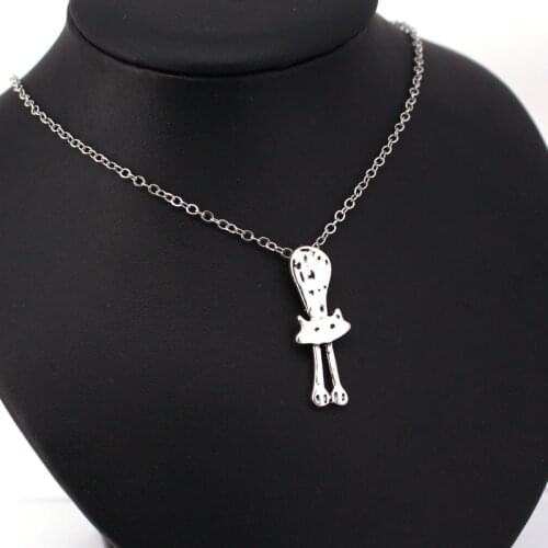 Hzew hanging cat pendant necklace Lazy cat necklaces gift