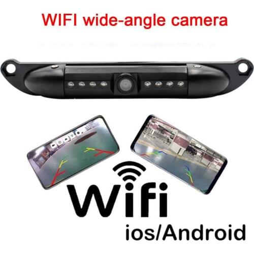 POISECAR U.S. European License Plate Frame WiFi Wireless Reversing Camera HD Rear View Image Parking Assistance
