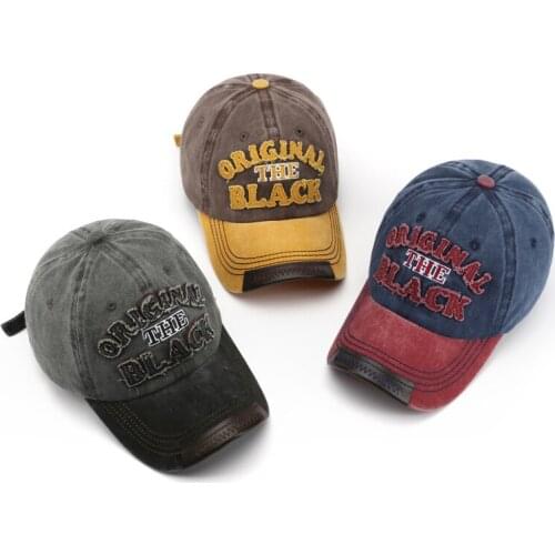 Washed Cotton Baseball Cap Outdoor Sport Dad Hat Summer Hats for Men Street Style Snapback Caps for Womensummer Baseball Hat