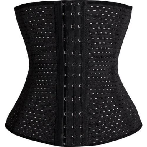 Women Waist Trainer body Shaper Cinchers Thin Shapers Slimming Belt Corset Girdle Shaping Bodysuit Hollow Out Women Underwear