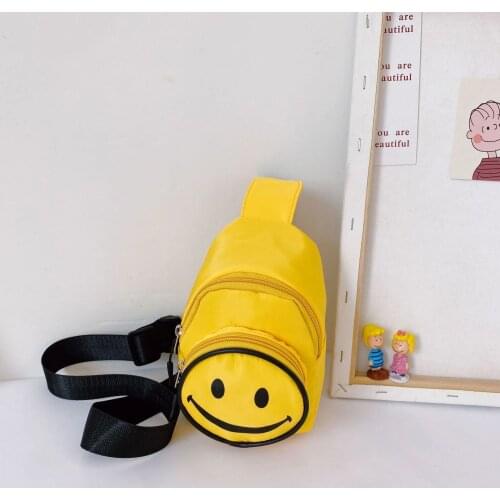 Lovely Children Kid Fashionable Smiling Face Coin Purse Baby Bag Handbag Portable Bag
