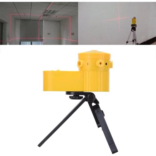 Multifunction Cross Laser Level LED Leveler Vertical Horizontal Line Tool with Tripod Rotation