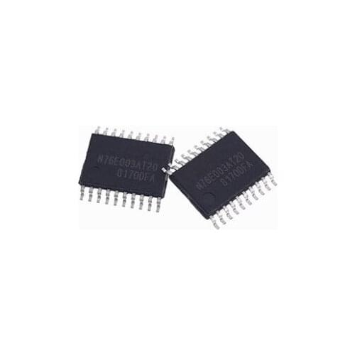 New N76E003AT20 N76E003 TSSOP20 Chipset STM8S003F3P6 = N76E003AT20 TSSOP20 1T MCU Microcontrollers new and original In Stock