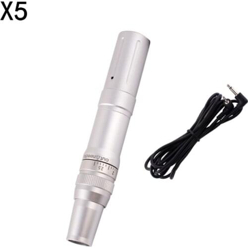 New Design X5 Professional Tattoo & Permanent Makeup Rotary Machine Gun with Power Cord Kits Supplies Free Shipping