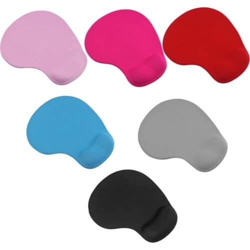 Office Mousepad with Gel Wrist Support Ergonomic Gaming Desktop Mouse Pad Wrist Rest