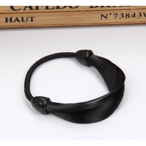 Women Girl Hairband Headband Cord Ponytail Holders Hair Ring Scrunchies For Girl Rubber Band Tie 1pcs/lot fs26