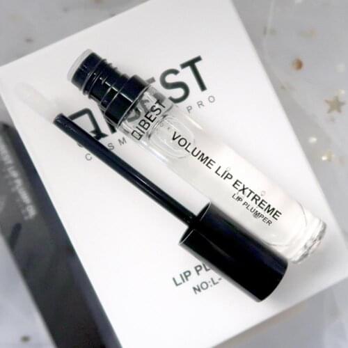 Sexy Moisturizer Plumper Lip Gloss Long Lasting Big Waterproof Lips Transparent Lip Volume 1pc Pump Lipgloss Clear X2I7