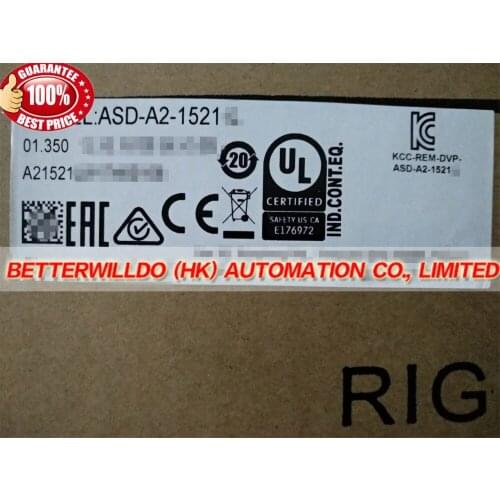 ASD-A2-1521-L ASD-A2-1521-LN ASD-A2-1521-M ASD-A2-1521-U ASDA-A2 AC Servo Drive + NEW IN BOX 1 Year Warranty