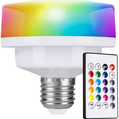 Lampara LED Mini Music Speaker Led Light Bulb 5050 SMD 6W 110V/220V Bluetooth Led Lamps with Remote 16 Colors Dimmable Bombilla