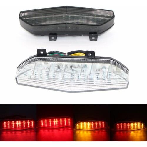 LED motorcycle taillight For KAWASAKI ZX6R 20007 20008 Diesel Chrome Brake Turn Signals Integrated