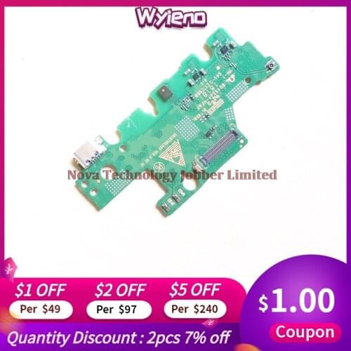 Wyieno For Huawei Mediapad M3 Charger Port Board USB Charging Connector Flex Cable Microphone Mic Plug Replacement Parts