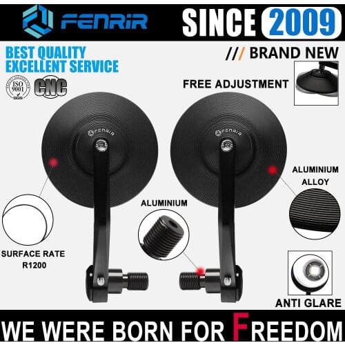 Motorcycle Bar End Mirror Handlebar for Yamaha MT07 MT09 MT10 XSR700 XSR900 XJ6 TDM TMAX XMAX SMAX FZ1 FZ6 FZ07 FZ09 FZ10 Ninken