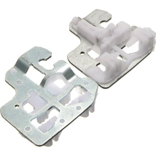 1 Pair Left & Right Front Window Regulator Repair Clip Bracket for BMW X5 2000-2006