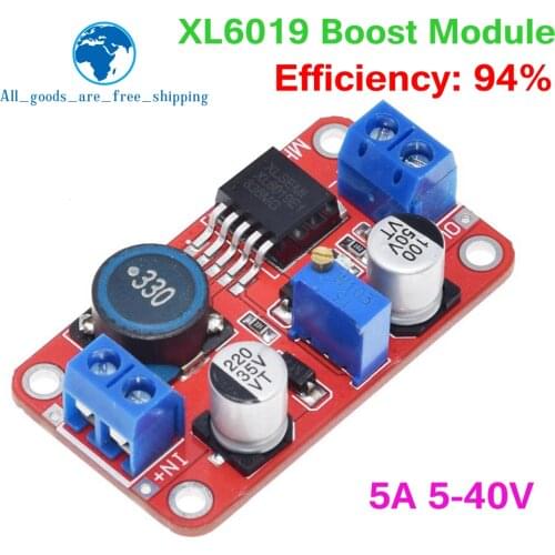 5A DC-DC Step Up Power Module Boost Volt Converter 3.3V-35V To 5V 6V 9V 12V 24V XL6019