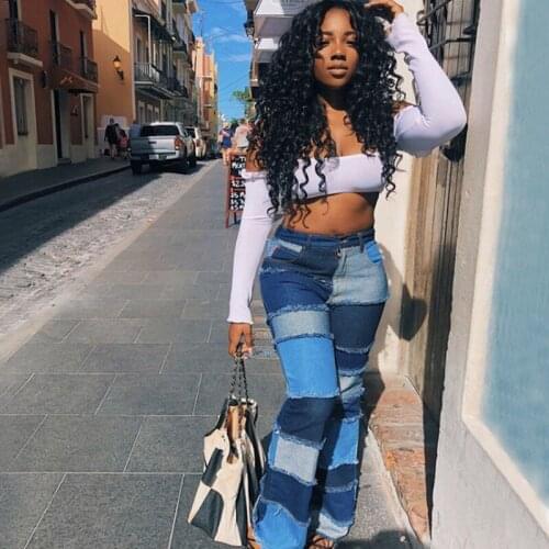 AIDAYOU Women's Flared Jeans