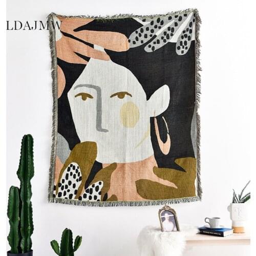 Nordic Creative Geometric Abstract Pattern High-quality Home Textile Product Wall Decoration Artist Home Decor Homestay Tapestry