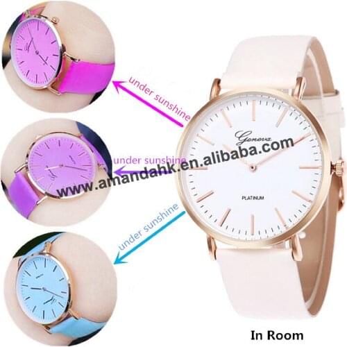 Fashion Classic Temperature Change Color Watch Men Sport Wristwatch Fashion Women Dress Wrist Watch
