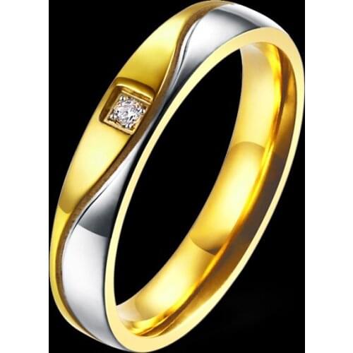 Fashion jewelry Mulit Gold ring Gift Party Anniversary Engagement Wedding Ring for Unisex AR2146
