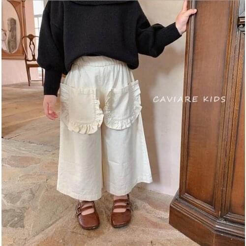 2021 new style girls boys pants cotton autumn fashion kids long pants 1-7t WS296