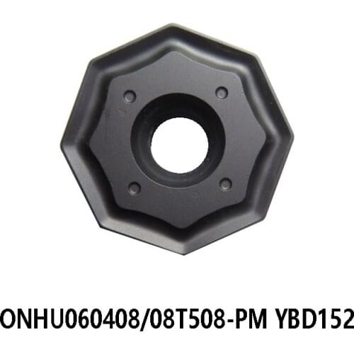 Original Octagon CNC Turning Insert ONHU060408-PM ONHU08T508-PM YBD152 Carbide Inserts ONHU 060408 08T508 Lathe Cutter for Iron