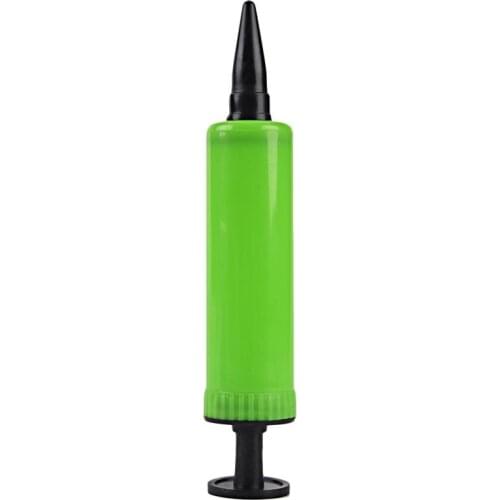 Random Color Small Balloon Pump Multipurpose Practical Portable Air Inflator Balloon Inflator Plastic Hand Held Balloon Air Pump