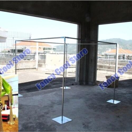Wedding curtain stand square canopy pipe stand wedding Props