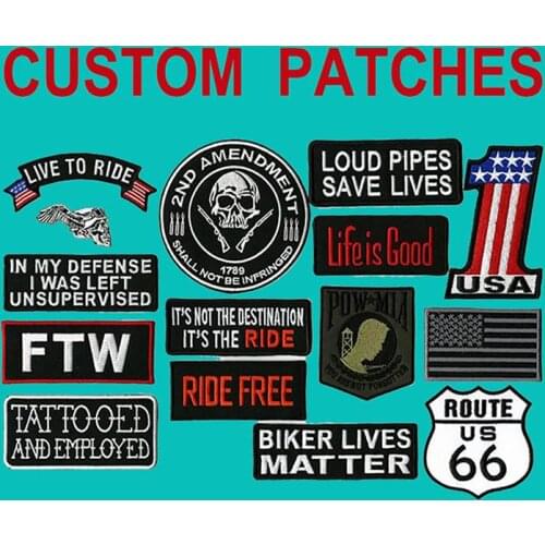 Custom High Quality Embroidery Patch With Your Own Logo No Minimum