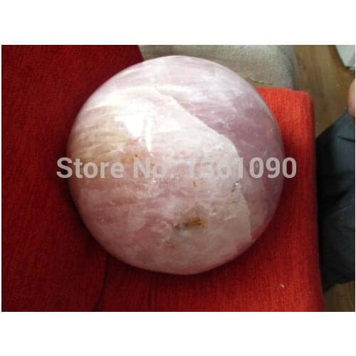 Xd j0097 VERY HUGE NATURAL PRETTY ROSE QUARTZ CRYSTAL SPHERE BALL