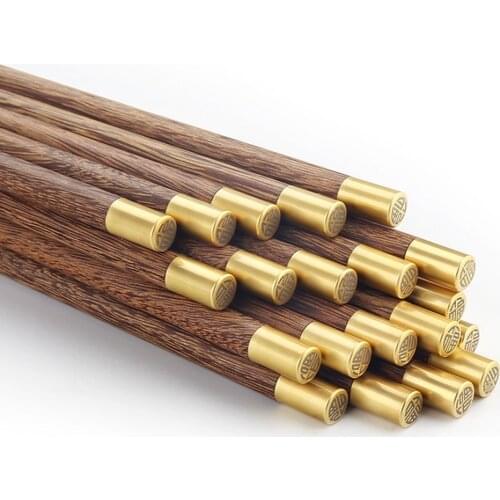 5/10/20 Pairs Wooden Chopsticks Reusable Chop Sticks Set Sushi Household Tableware Kitchen Flatware Tools Healthy Gift Wholesale
