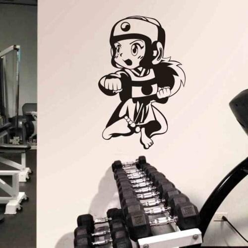 Kickboxing Club Sticker Boxer Car Decal Free Combat Vinyl Striker Wall Decor Taekwondo Mixed Martial Arts MMA Club Decals