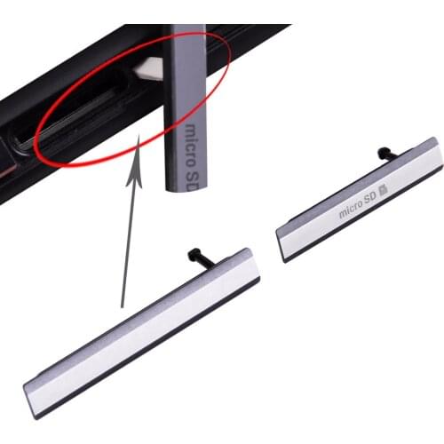 SIM Card Cap + Micro SD Card Cap Dustproof Block Set for Sony Xperia Z2 / L50w