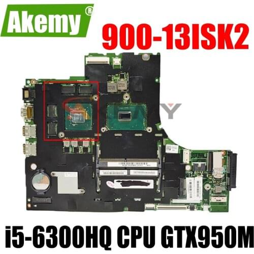 For LENOVO IdeaPad 700-15ISK Laptop Motherboard 5B20K91445 With SR2FP i5-6300HQ CPU GTX 950M 2GB 15221-1M DDR4 MB 100% Tested