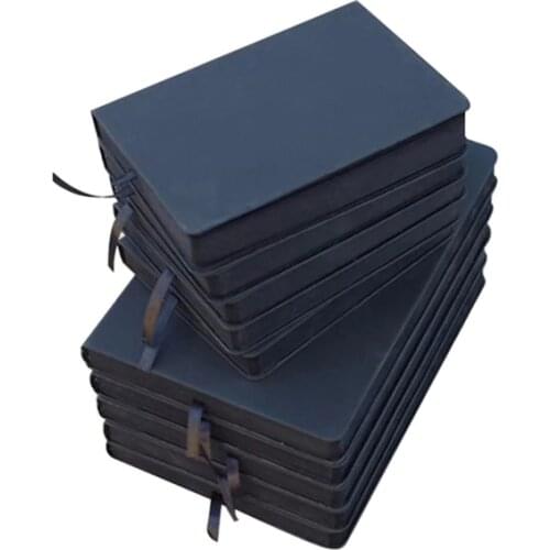 Mini A5 A6 Notebook Graffiti Book Stationery Vintage Faux Leather Nobal Black Notepad Blank Paper Diary School Office Supplies