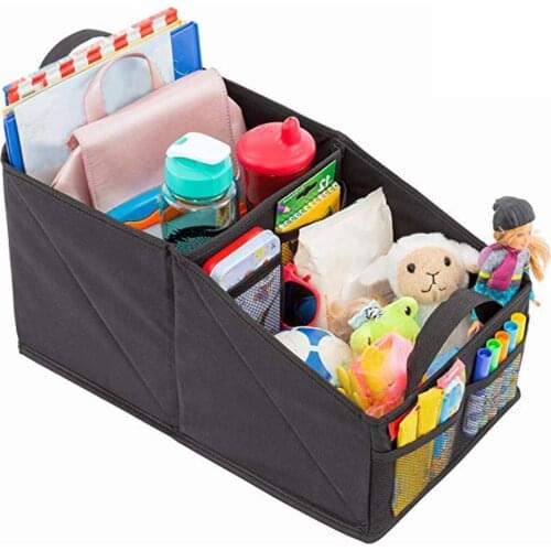 Multifunctional Car Storage Box Car Seat Organizer For Front Or Backseat Foldable Car Box Auto Accessories