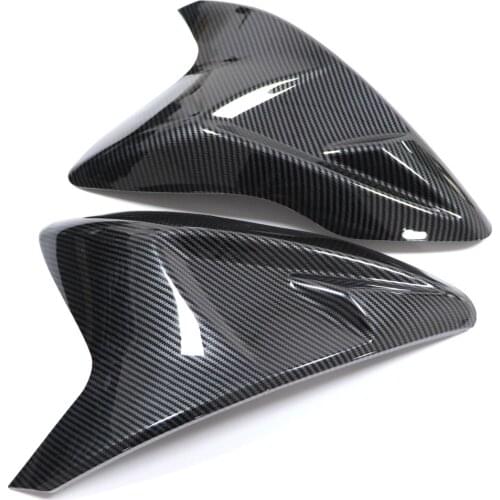 Motorcycle ABS Carbon Fiber Gas Tank Side Trim Cover Panel Fairing For Suzuki GSX-R 600 750 2011-2019