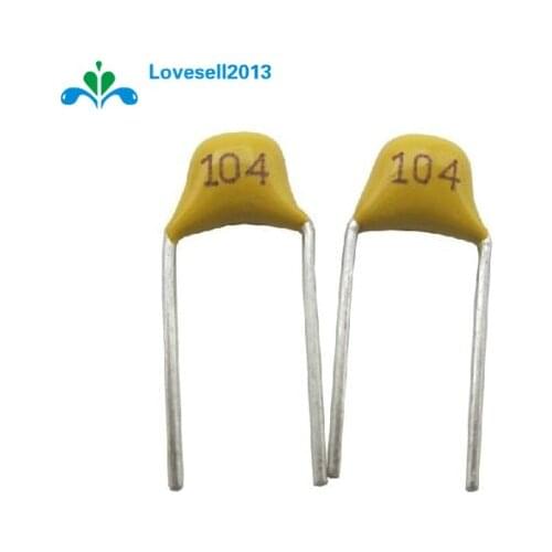 50Pcs NEW 0.1uF 104 50V Monolithic Ceramic Chip Capacitor 100% Origin